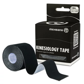 Rehband Rx Kinesiology Tape Black Kinezio tape