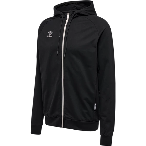 hmlMOVE GRID COTTON ZIP HOODIE melegítő felső
