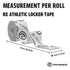 Kép 5/5 - Rehband_ RX Athletic Leuko_Tape_Szalag  Fehér_1_pár